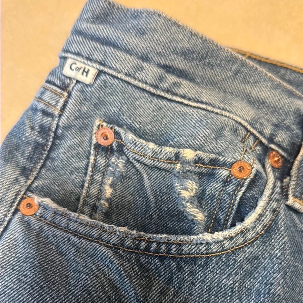 Citizens of Humanity Eva High Rise Distressed Blue Jeans size 27 - Picture 9 of 12